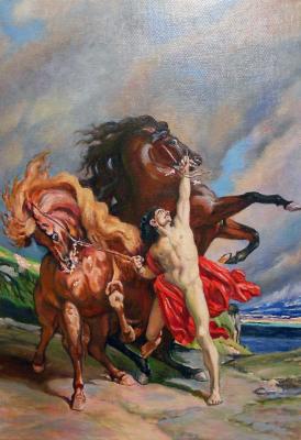 Automedon with the Horses of Achilles ( ). Baryshevskii Oleg