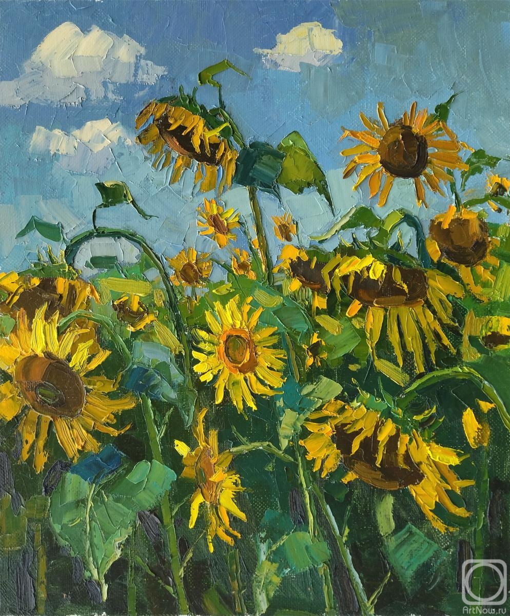 Vilkova Elena. Sunflowers