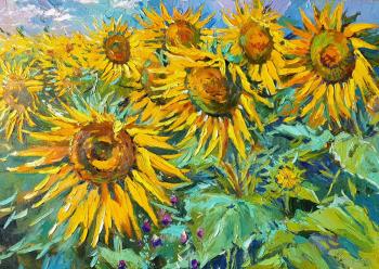 Sunflowers. Krasnoschekova Tatyana
