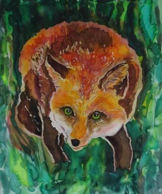 Fox (Fox Painting). Salnikova Taisia