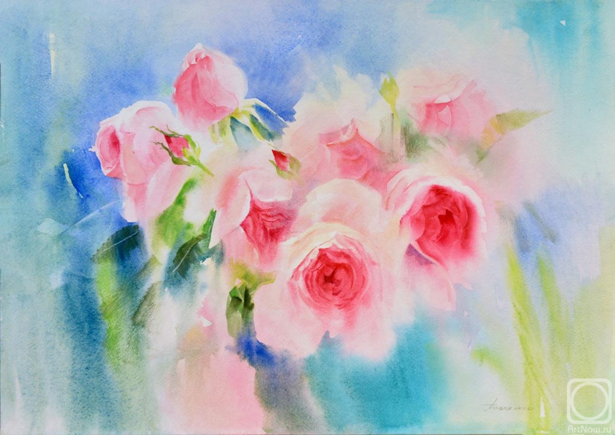 Safi Alfiya. Bouquet of Pink Roses