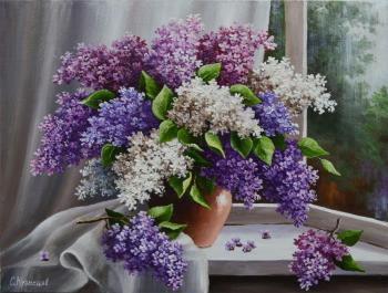 Still life with lilac. Kuznetsov Sergey