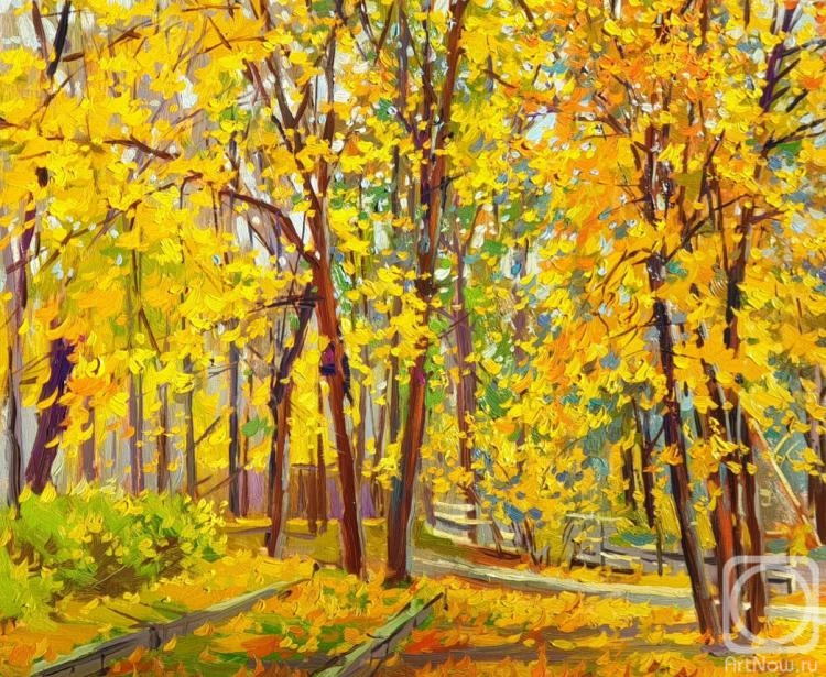 Krasnoschekova Tatyana. Autumn gold