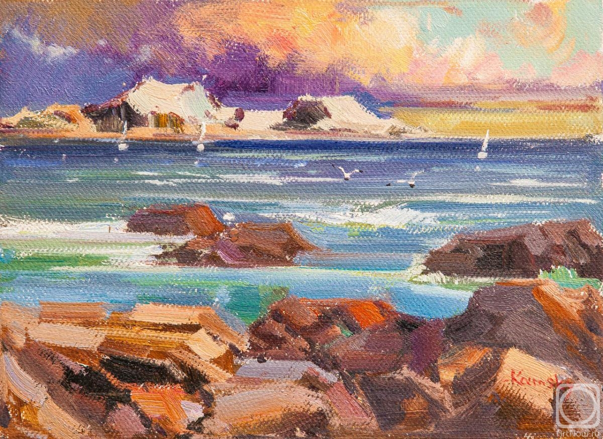 Kamskij Savelij. The waves whispered, they called to the sound of the surf