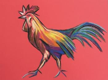 Copy 50 (rooster). Lukaneva Larissa