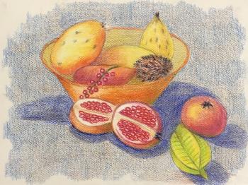 Copy 238 (still life with tropical fruits). Lukaneva Larissa