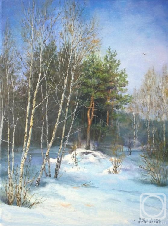 Ivanova Nadezhda. Pine on the hill