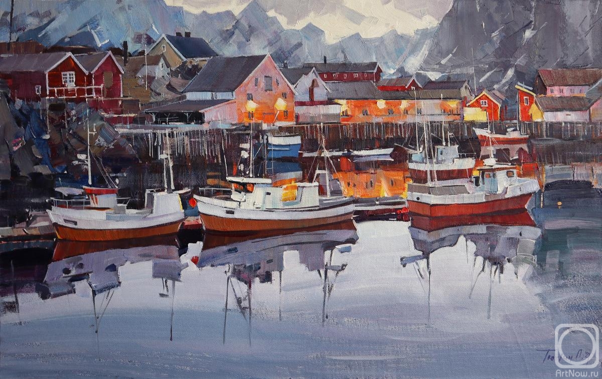 Tyutrin Peter. Norwegian boats
