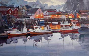 Norwegian boats. Tyutrin Peter