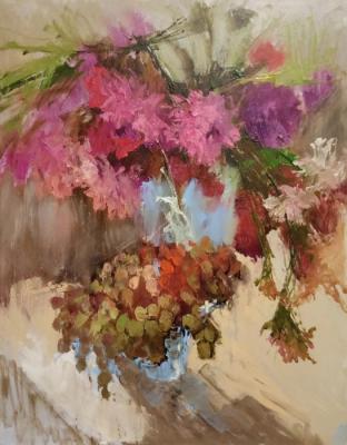 Asters and grapes