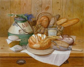Breakfast in Provence (Classical Still Life). Rustamian Julia
