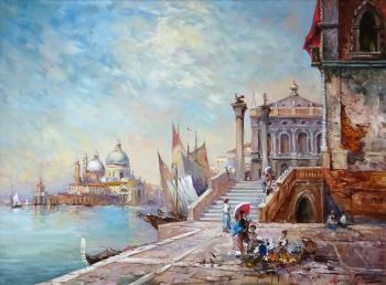 On the embankment in Venice