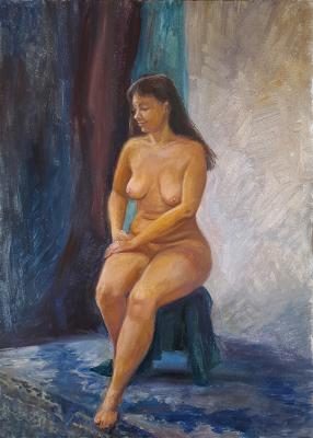 Nude model (etude). Shumakova Elena