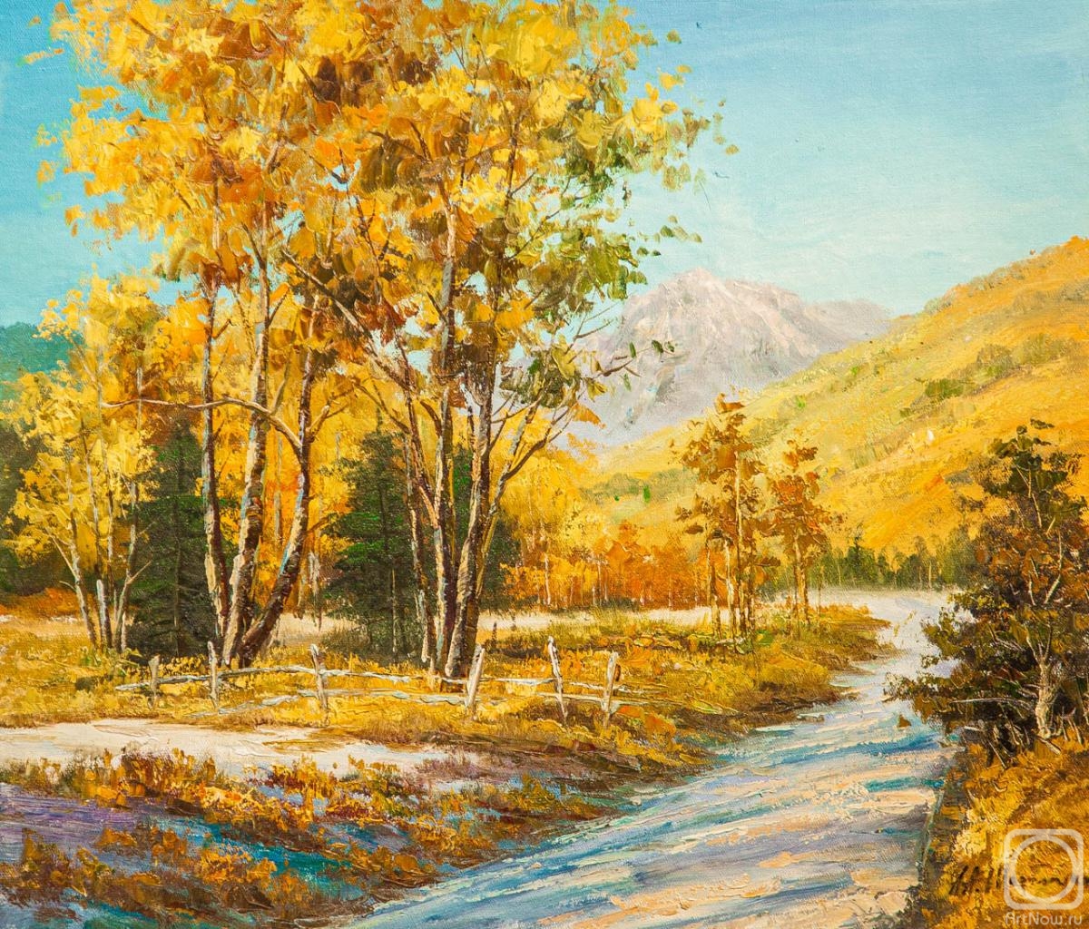 Sharabarin Andrey. Golden autumn in the mountains