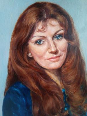 Portrait of Anna German. Schedrinova Tatyana