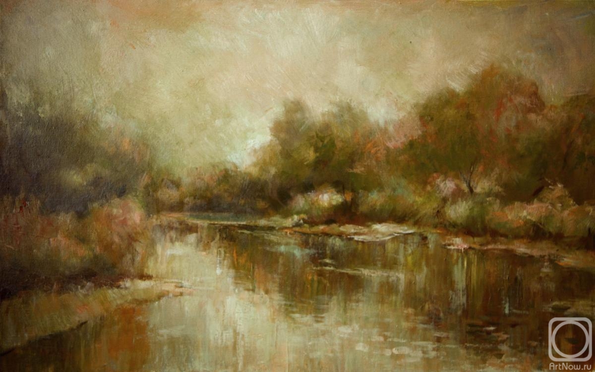Vyrvich Valentin. Autumn pond
