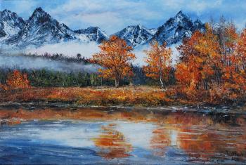 Mountains, Autumn, River. Vokhmin Ivan