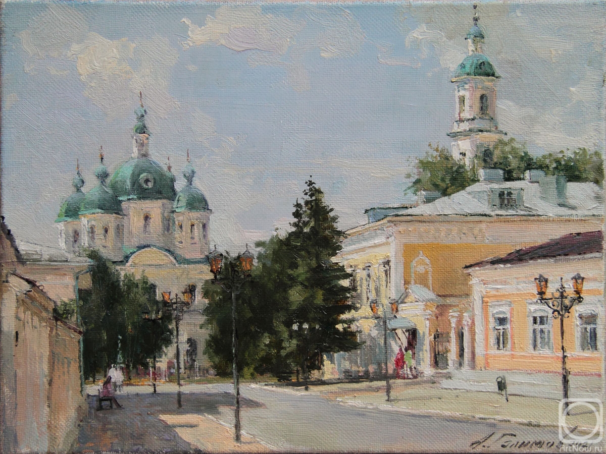Galimov Azat. Near the Spassky Cathedral. Elabuga