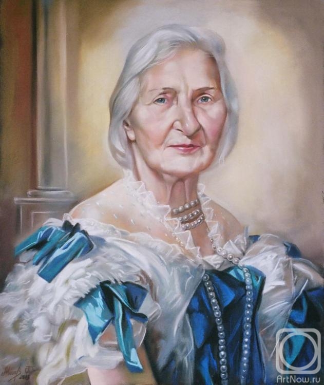 Mahnach Valeriya. Portrait in an antique dress
