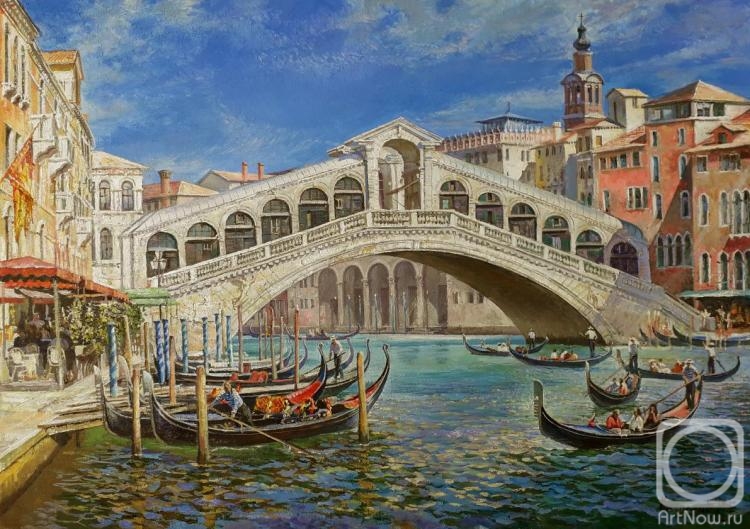 Bespalov Igor. Rialto Bridge. Venice