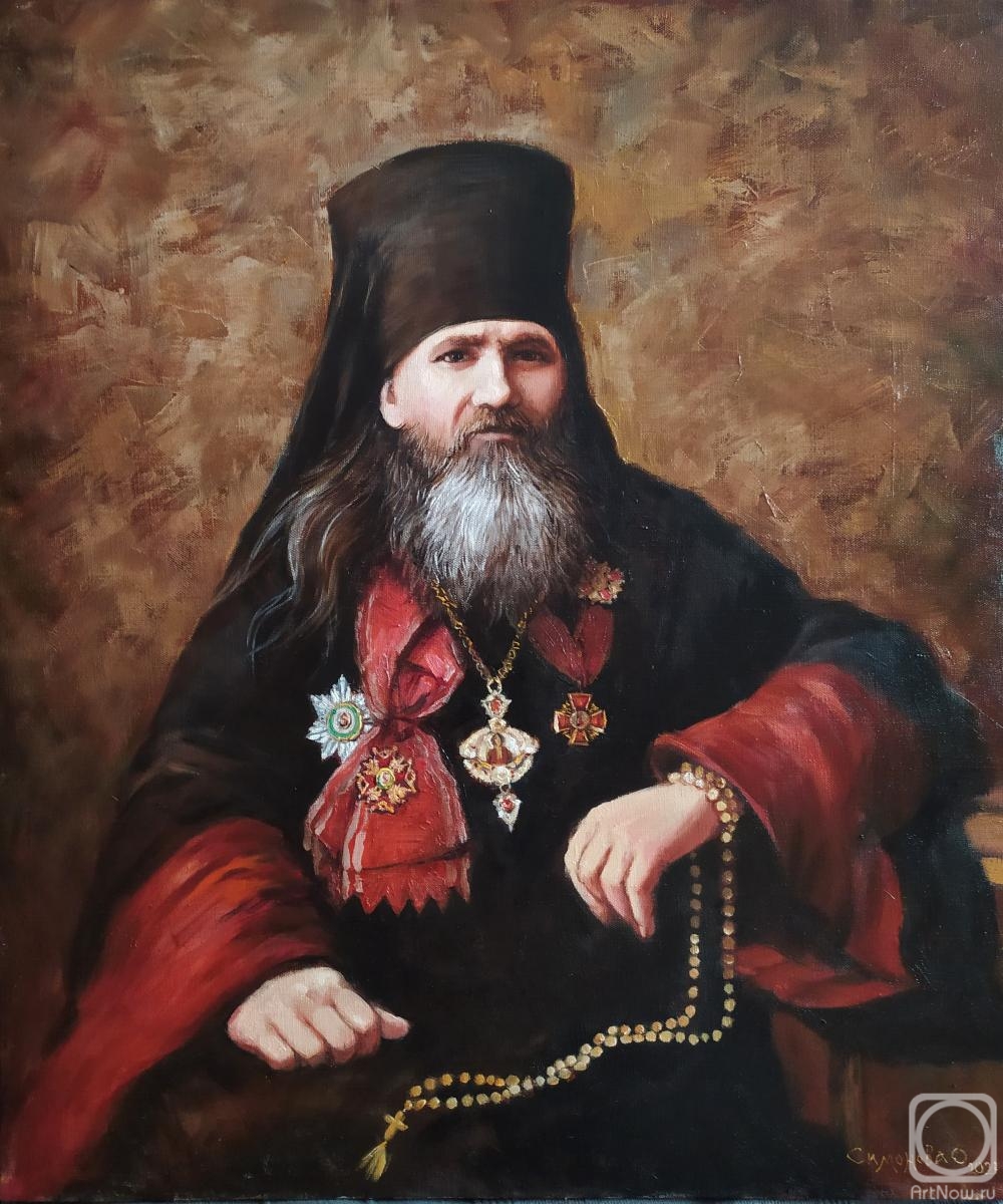Simonova Olga. Portrait of John, Archbishop of Irkutsk and Verkholensk