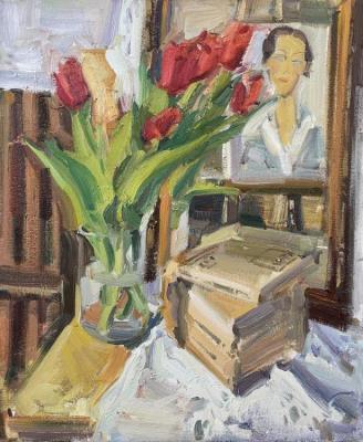 Tulips on the table. Orlova Nina
