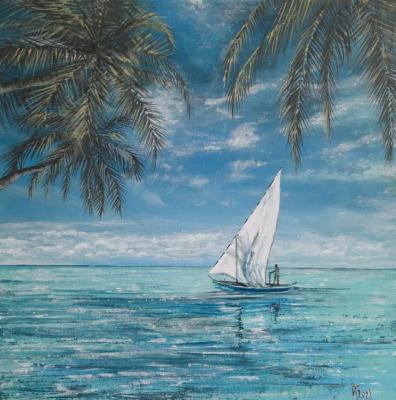 Sailing ship (Troitskaya Square). Troitskaya Irina