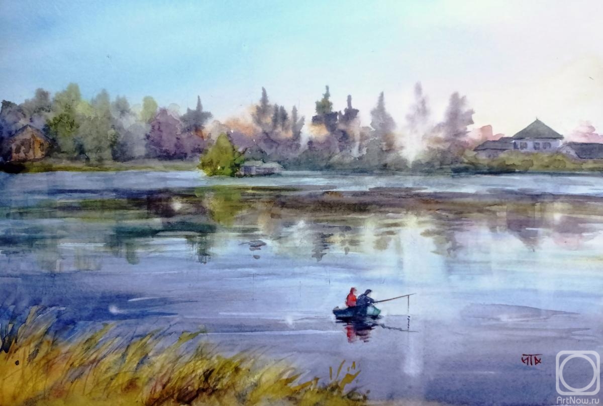 Tarasova Irena. Autumn fishing