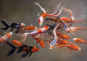 Koi Fish (A Picture With A Fish). Kogay Zhanna