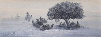 Rest of pilgrims. Mukhamedov Ulugbek