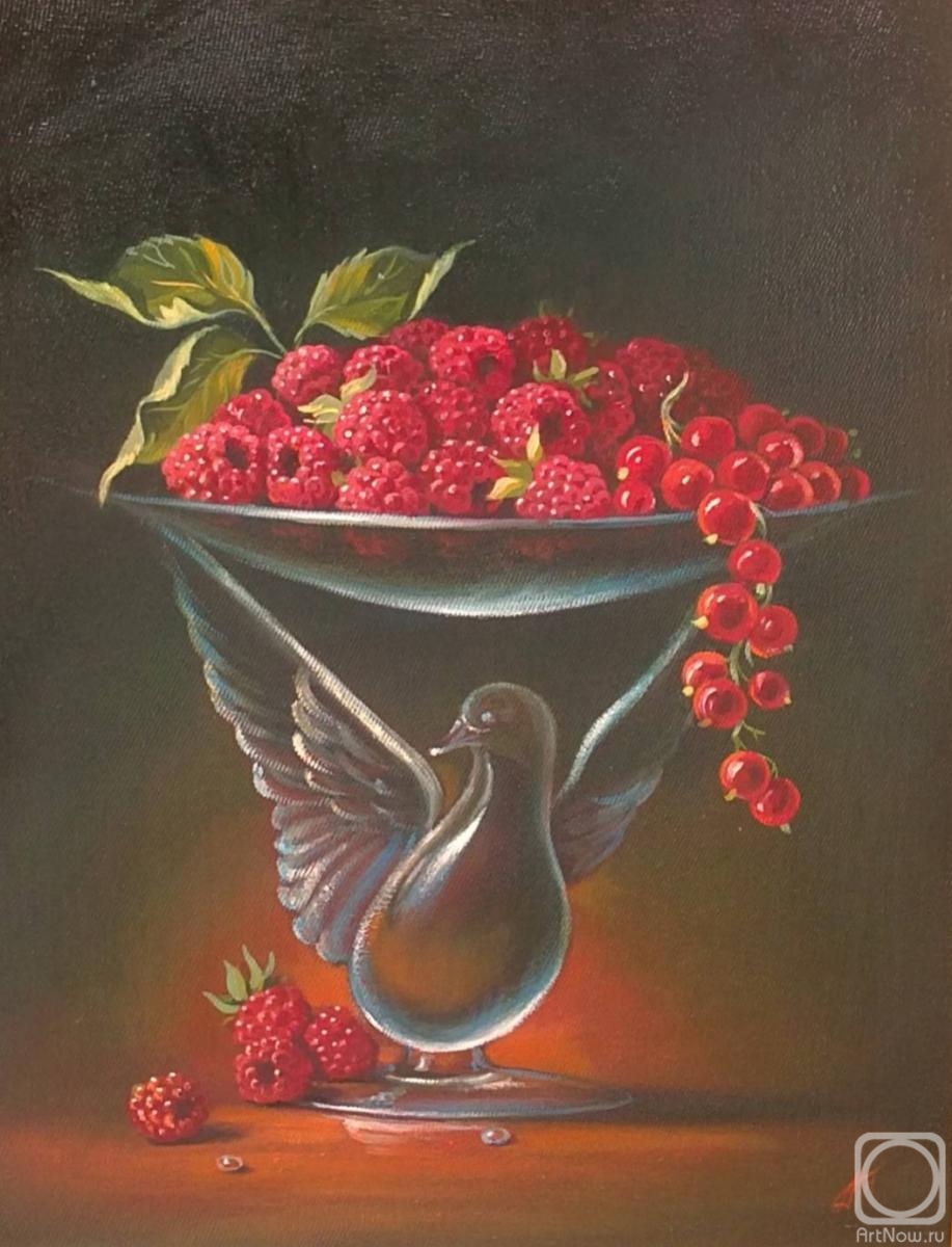 Golovnin Andrey. Still life with raspberries
