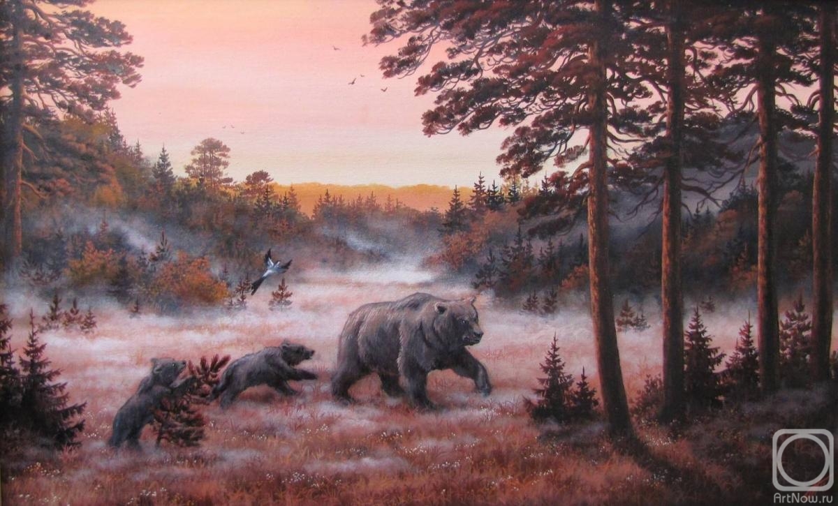 Golovnin Andrey. Morning with cubs