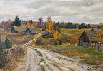 October in the village. Tikunova Olga