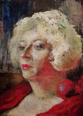 Portrait of Honored Artist of the Russian Federation Marina Karpechenko (The Russian Woman). Perfileva Marina