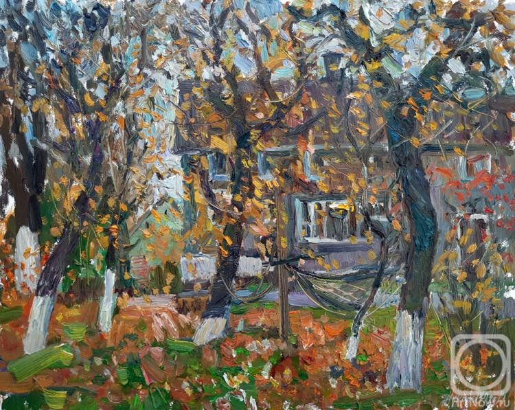 Zhukova Juliya. Autumn. Apple orchard