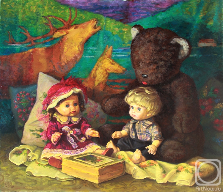 Shumakova Elena. Doll and Bear