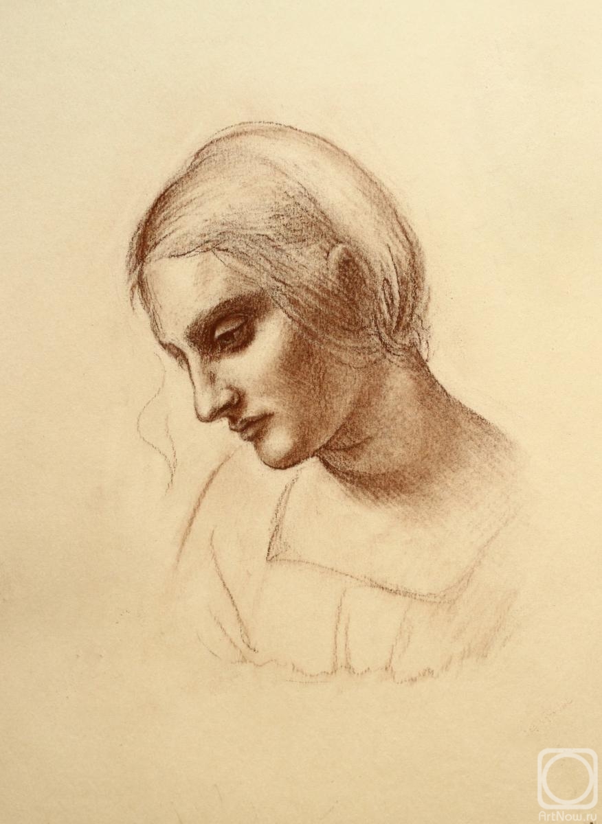 Bikova Yulia. Copy of Leonardo