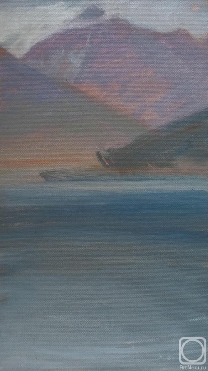 Mironenko Darya. Dawn in the mountains