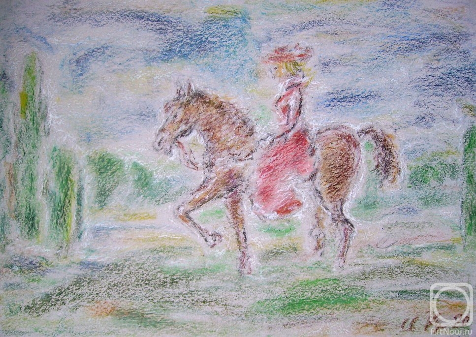 Kyrskov Svjatoslav. Horsewoman