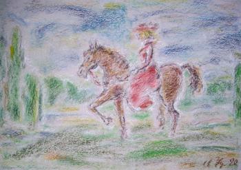 Horsewoman. Kyrskov Svjatoslav