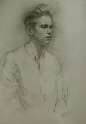 Male portrait. Bazhenova Anna