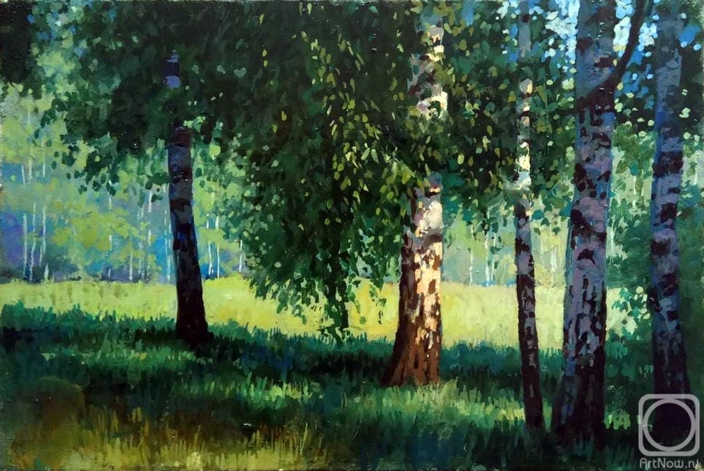 Fyodorov Vladymir. Birch grove