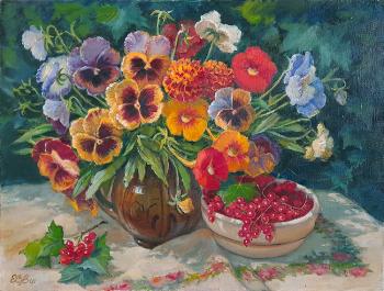Bouquet and currant. Shumakova Elena