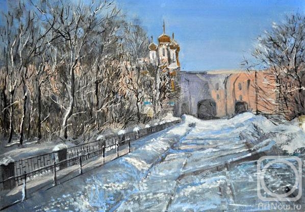 Zhukoff Fedor. Winter in the village of Tsarskoe