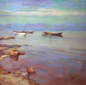Boats in the Bay. Vyrvich Valentin