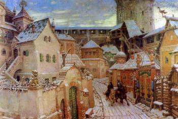 Zhukoff Fedor Ivanovich. Messengers. Early morning in the Kremlin