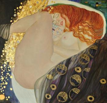 Danae (copy of Gustav Klimt). Zhukoff Fedor