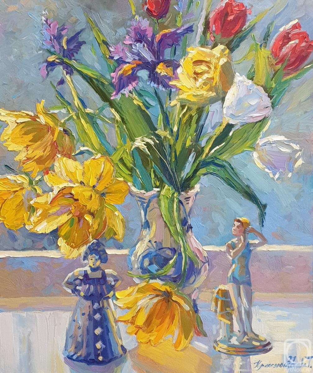 Krasnoschekova Tatyana. Yellow tulips