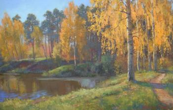 Golden autumn on Talka River. Plotnikov Alexander