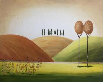 Italian landscape. Dmitrienko Liudmila